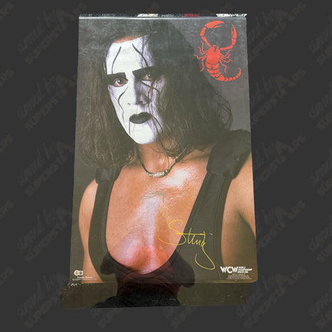 Sting signed official WCW Poster (w/ Beckett)