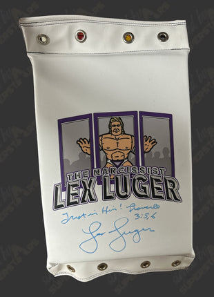 Lex Luger signed Turnbuckle Pad