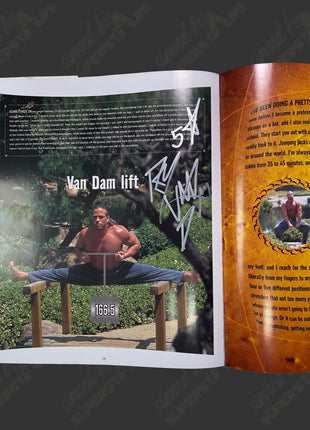 Rob Van Dam signed WWE Unscripted Book