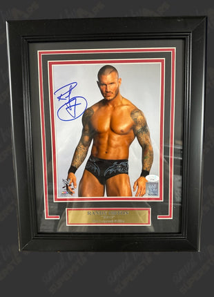 Randy Orton signed Framed Plaque (w/ JSA)