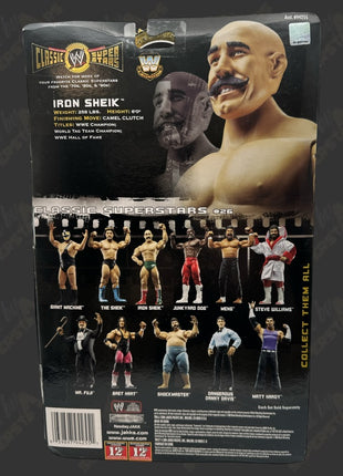 Iron Sheik signed WWE Jakks Classic Superstars Action Figure