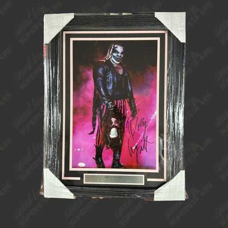 Bray Wyatt signed Framed Plaque (w/ JSA)