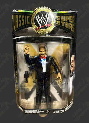 Mean Gene Okerlund signed WWE Classic Superstars Action Figure