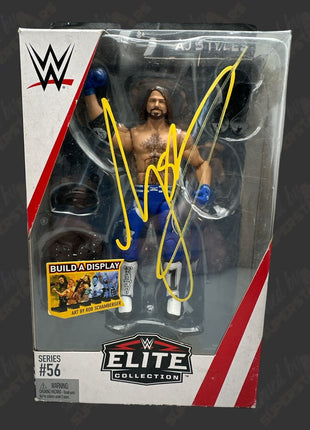 AJ Styles signed WWE Elite Series 56 Action Figure