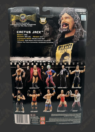 Cactus Jack signed WWE Jakks Classic Superstars Action Figure