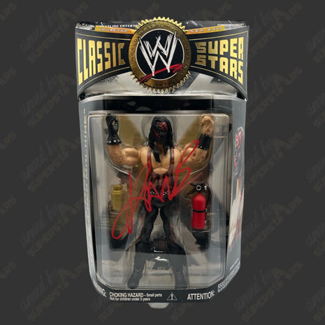 Kane signed WWE Jakks Classic Superstars Action Figure