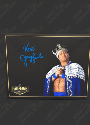 Jerry Lawler signed 11x14 Printed Canvas