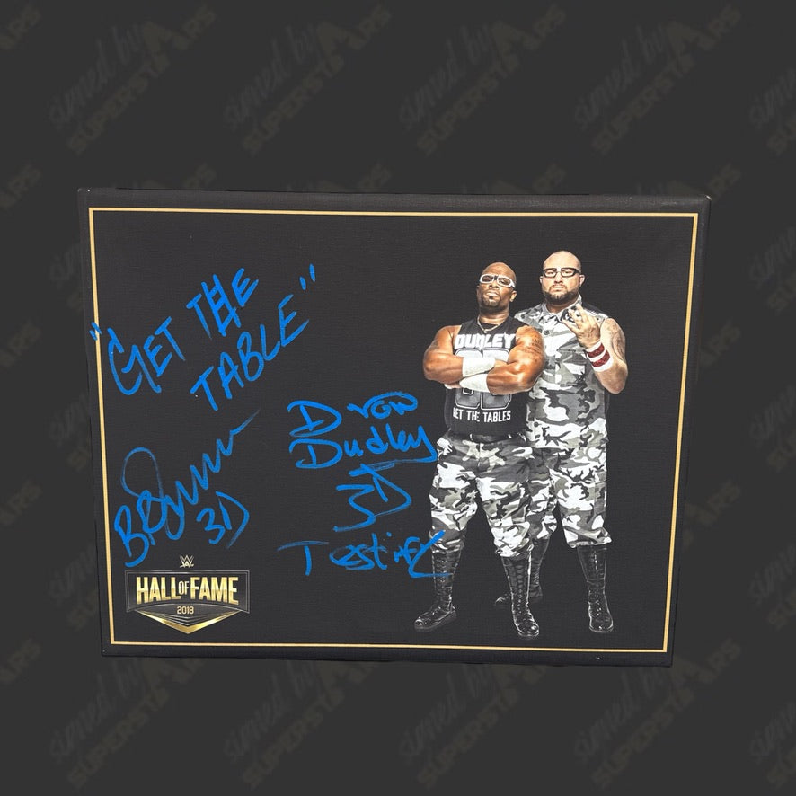 Dudley Boyz Bubba Ray D’Von Signed 8x10 Photos TNA store Impact ECW WWE: Autograph Lot