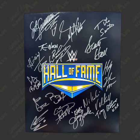 Hall of Fame multi-signed 16x20 Photo