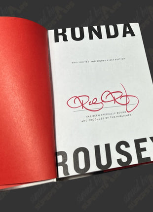 Ronda Rousey signed Rousey Book