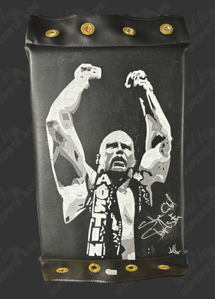 Stone Cold Steve Austin signed Hand Painted Art Turnbuckle Pad (w/ Beckett)
