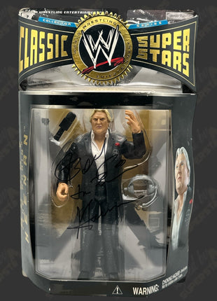 Bobby Heenan signed WWE Jakks Classic Superstars Action Figure