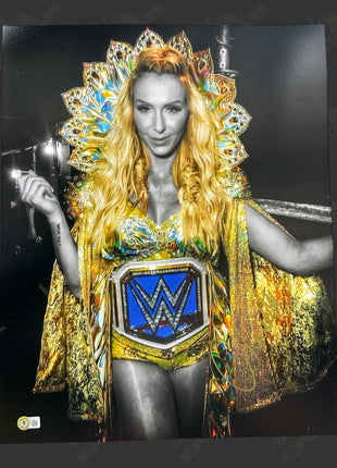 Charlotte Flair signed 16x20 Photo (w/ Beckett)
