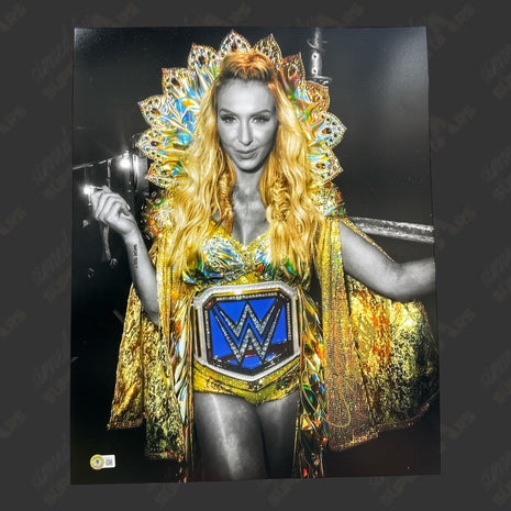 Charlotte Flair signed 16x20 Photo (w/ Beckett)