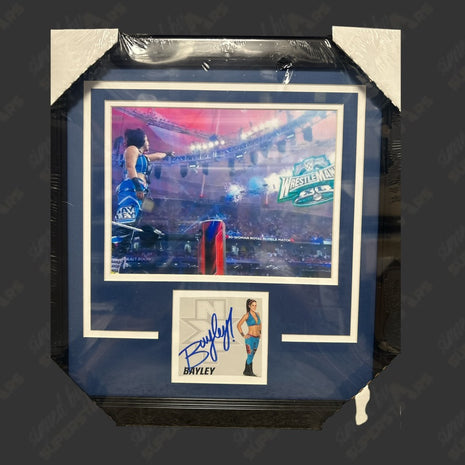 Bayley signed Framed Plaque