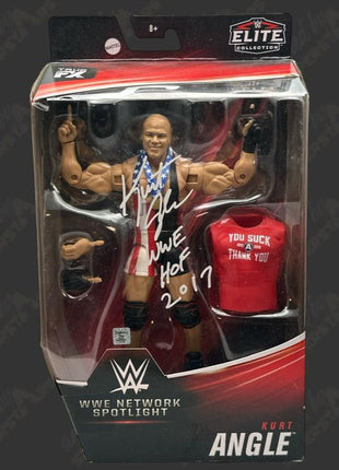 Kurt Angle signed WWE Elite WWE Network Action Figure