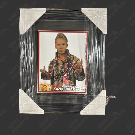 Kazuchika Okada signed Photo Matted & Framed