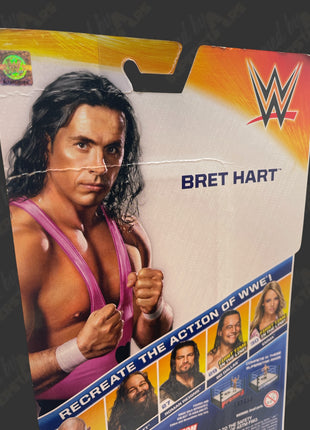 Bret Hart signed WWE Superstar #28 Action Figure (w/ JSA)