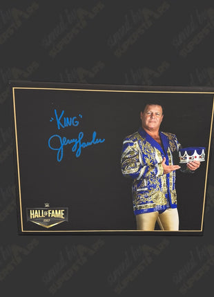Jerry Lawler signed 11x14 Printed Canvas