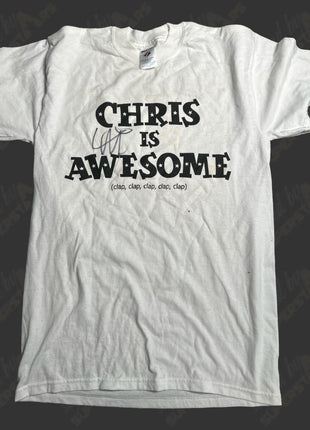 Chris Hero signed T-Shirt (Worn / Size: Large)