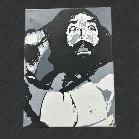 Bruiser Brody un-signed 12x16 Hand Painted Canvas Art