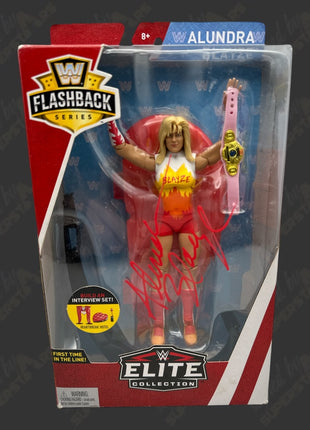 Alundra Blayze signed WWE Elite Action Figure