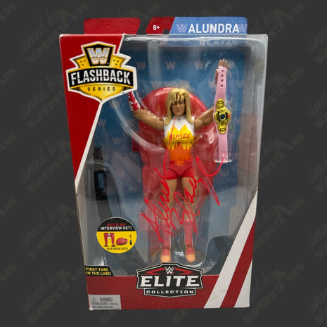Alundra Blayze signed WWE Elite Action Figure