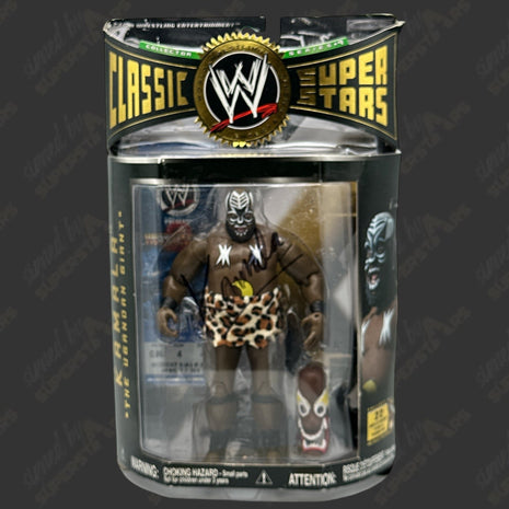 Figura de acción de WWE Jakks Classic Superstars firmada por Kamala