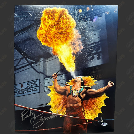 Ricky Steamboat signed 16x20 Photo (w/ Beckett)