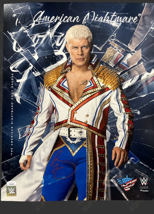 Cody Rhodes signed 16x20 Photo (w/ JSA)