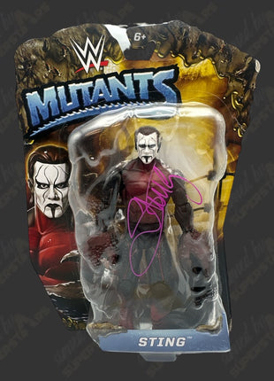 Sting signed WWE Mutants Action Figure