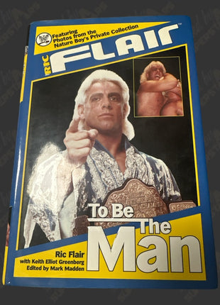 Ric Flair signed To Be The Man Book