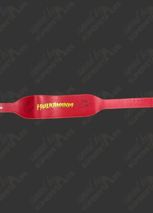 Cinturón de peso Hulkamania firmado por Hulk Hogan (con anuncio de servicio público)