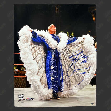 Ric Flair signed 16x20 Photo (w/ Leaf COA)