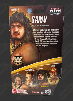 Samu signed WWE Elite Series 18 Action Figure