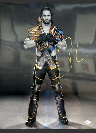 Seth Rollins signed 16x20 Photo (w/ JSA)