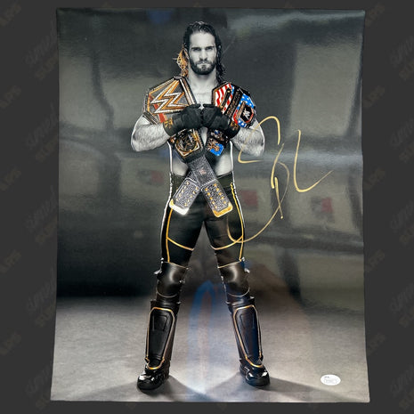 Seth Rollins signed 16x20 Photo (w/ JSA)