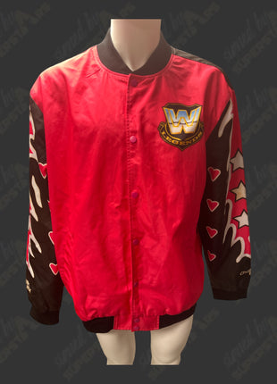 Bret Hart signed Chalk Line Jacket (Size: XXXL w/ JSA)