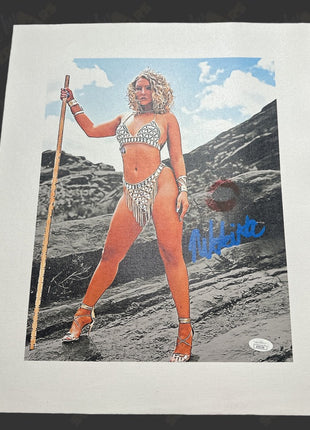 Nikkita Lyons signed & kissed 16x20 Canvas (w/ JSA)