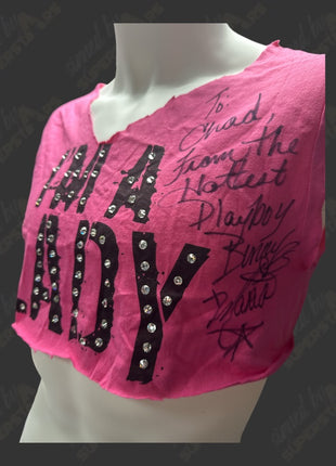 Maria Kanellis signed Ring Worn Shirt