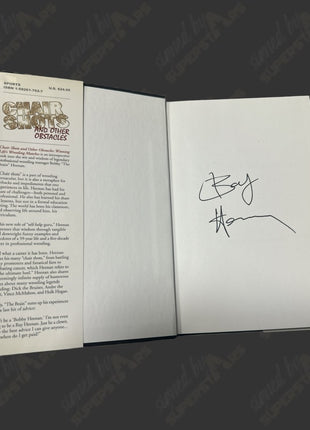 Bobby Heenan signed Chair Shots & Other Obstacles Book