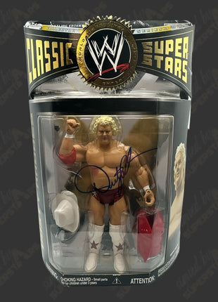 Dusty Rhodes signed WWE Jakks Classic Superstars Action Figure