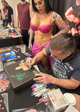 Rob Van Dam signed 11x14 Printed Canvas