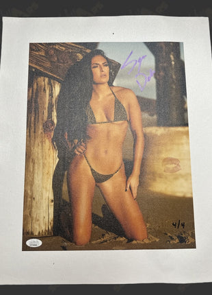 Sonya Deville  signed & kissed 16x20 Canvas (w/ JSA)