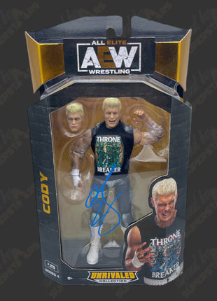 Cody Rhodes signed AEW Unrivaled Series 4 Action Figure