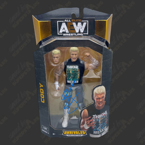 Cody Rhodes signed AEW Unrivaled Series 4 Action Figure