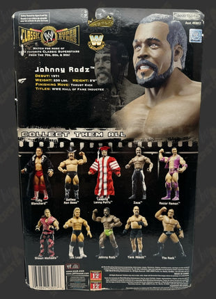 Johnny Rodz signed WWE Jakks Classic Superstars Action Figure