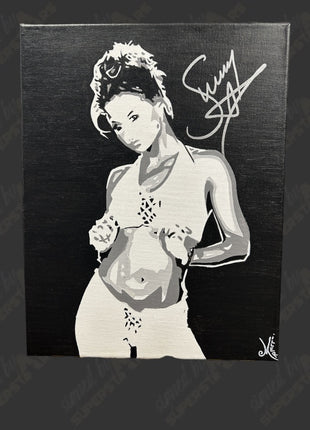 Sunny signed 11x14 Hand Painted Canvas Art