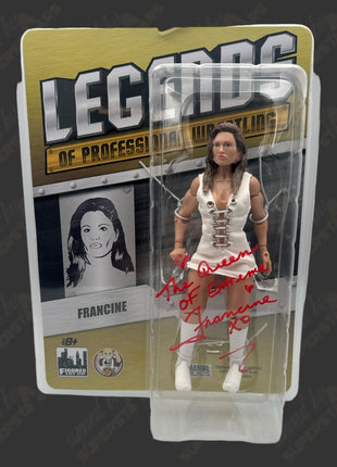 Francine signed Legends of Wrestling Action Figure