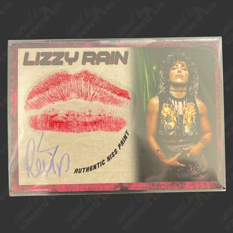 Lizzy Rain signed Kiss Card #2